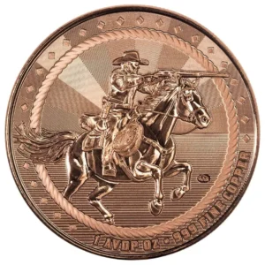 Scottsdale Mint Rifleman Cowboy 1oz Copper Round