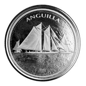 Scottsdale Mint 2021 Regatta 1oz Silver EC8 Anguilla Coin