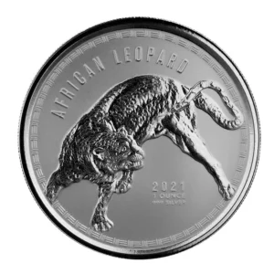 Scottsdale Mint 2021 African Leopard 1oz Silver Bullion Coin