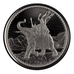 Scottsdale Mint 2022 War Elephant 1oz Silver Gibraltar Coin
