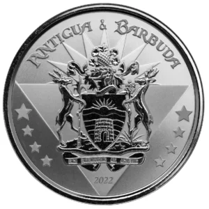 Scottdale Mint 2022 EC8 Antigua And Barbuda Coat of Arms 1oz Silver Coin