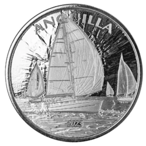 Scottsdale Mint 2023 Regatta 1oz Silver EC8 Anguilla Coin