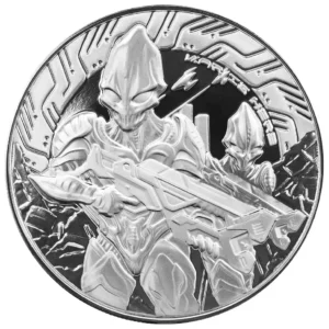 Scottsdale Mint 2024 Alien Battle 1oz Silver Bullion Coin