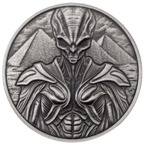 Scottsdale Mint Antiqued 2025 Alien 1oz Silver Coin