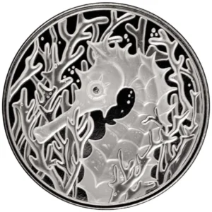 Scottsdale Mint 2026 Seahorse 1oz Silver Samoa BU Coin