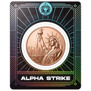 Scottsdale Mint Statue of Liberty 1oz Copper Round - Alpha Strike - Special Edition