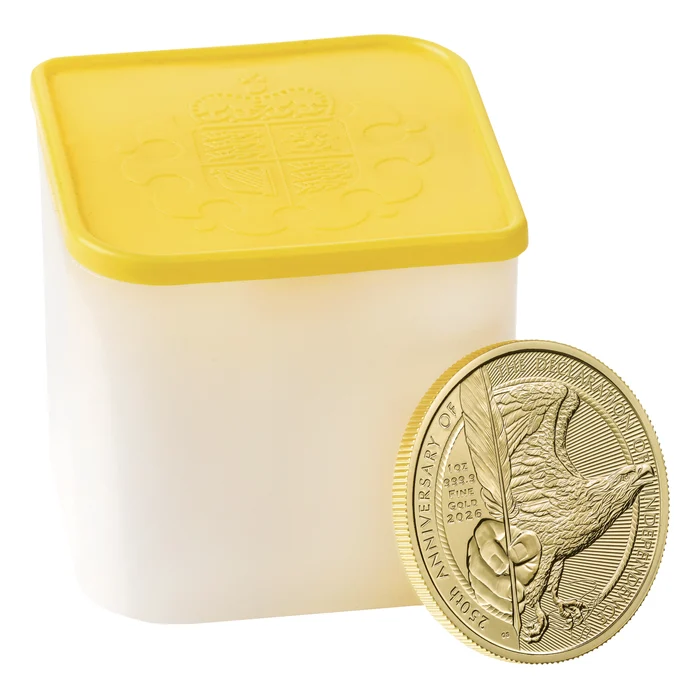 Royal Mint 250th Anniversary of American Declaration of Independence 1oz Gold BU Coin - Image 5