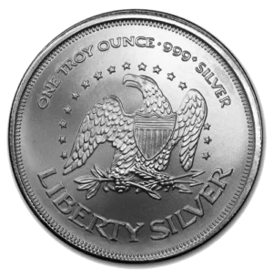 1oz Silver A-Mark Liberty Bell Round
