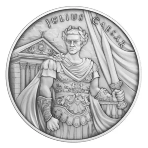 Julius Caesar - Legendary Warriors 1oz Silver Round