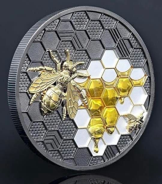 Bionic Genesis Bee 2026 2oz Silver Niue Coin
